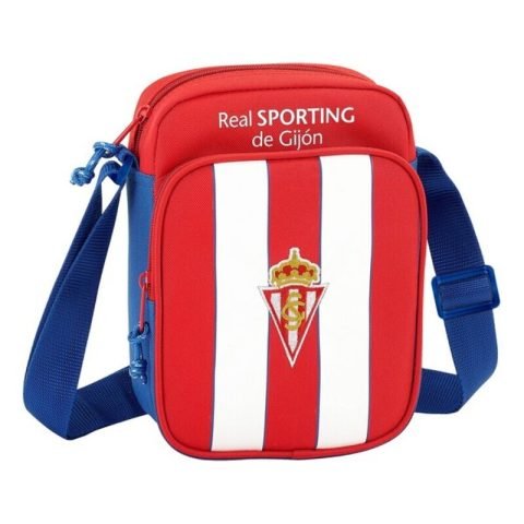 Τσάντες Ώμου Real Sporting de Gijón 611822672 Κόκκινο Λευκό (16 x 22 x 6 cm)