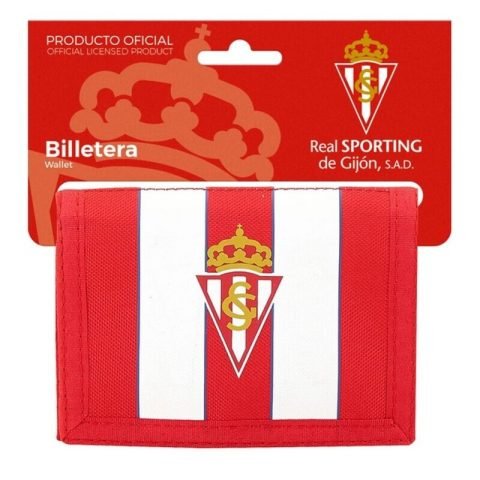 Πορτοφόλι Real Sporting de Gijón Λευκό Κόκκινο