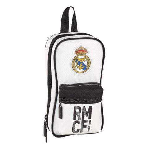 Σακίδιο Πλάτης για τα Μολύβια Real Madrid C.F. Λευκό Μαύρο (33 Τεμάχια)