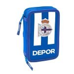 Σακίδιο Πλάτης για τα Μολύβια R. C. Deportivo de La Coruña Μπλε Λευκό (28 pcs)
