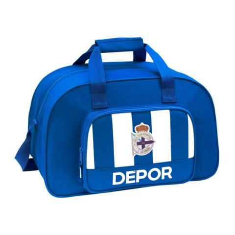 Αθλητική Tσάντα R. C. Deportivo de La Coruña Μπλε Λευκό (40 x 24 x 23 cm)
