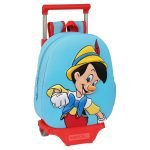Σχολική Τσάντα με Ρόδες Disney Κόκκινο Ανοιχτό Μπλε (28 x 10 x 67 cm)