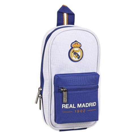 Σακίδιο Πλάτης για τα Μολύβια Real Madrid C.F. Μπλε Λευκό (33 Τεμάχια)