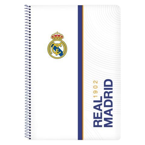 Τετράδιο Σπιράλ Real Madrid C.F. 512154066 Μπλε Λευκό A4
