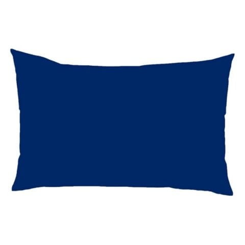 Θήκη μαξιλαριού Naturals FUNDA DE ALMOHADA LISA Μπλε Ναυτικό Μπλε (45 x 90 cm)