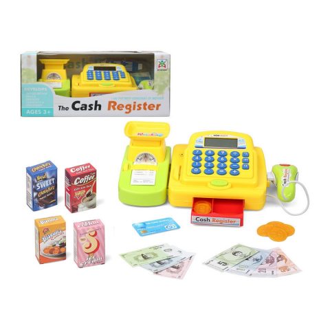 Ταμειακή Μηχανή Παιχνιδιών The Cash Register Κίτρινο (33 x 13 cm)