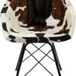 Καρέκλα Τραπεζαρίας DKD Home Decor Δέρμα Μέταλλο (60 x 53 x 81 cm)