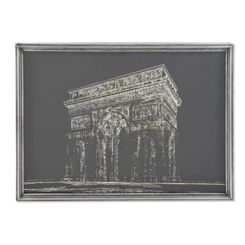 Πίνακας DKD Home Decor Μέταλλο Κρυστάλλινο Παρίσι (81 x 6 x 61 cm)
