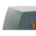Κονσόλα DKD Home Decor Τυρκουάζ Τζίντζερ Χρυσό Ξύλο MDF (98 x 26 x 80 cm)