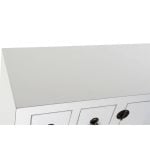 Κονσόλα DKD Home Decor Λευκό Ασημί Έλατο Ξύλο MDF (95 x 24 x 79 cm)