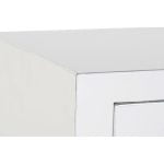 Κονσόλα DKD Home Decor Λευκό Ασημί Έλατο Ξύλο MDF (95 x 24 x 79 cm)