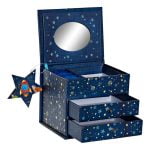 Κουτί-μπιζουτιέρα DKD Home Decor 8424001728213 Σύμπαν (13 x 10 x 10.2 cm)
