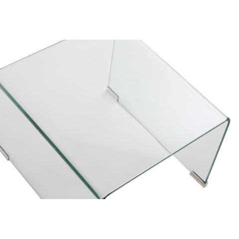 Σετ με 2 τραπέζια DKD Home Decor Διαφανές 48 x 45 x 31