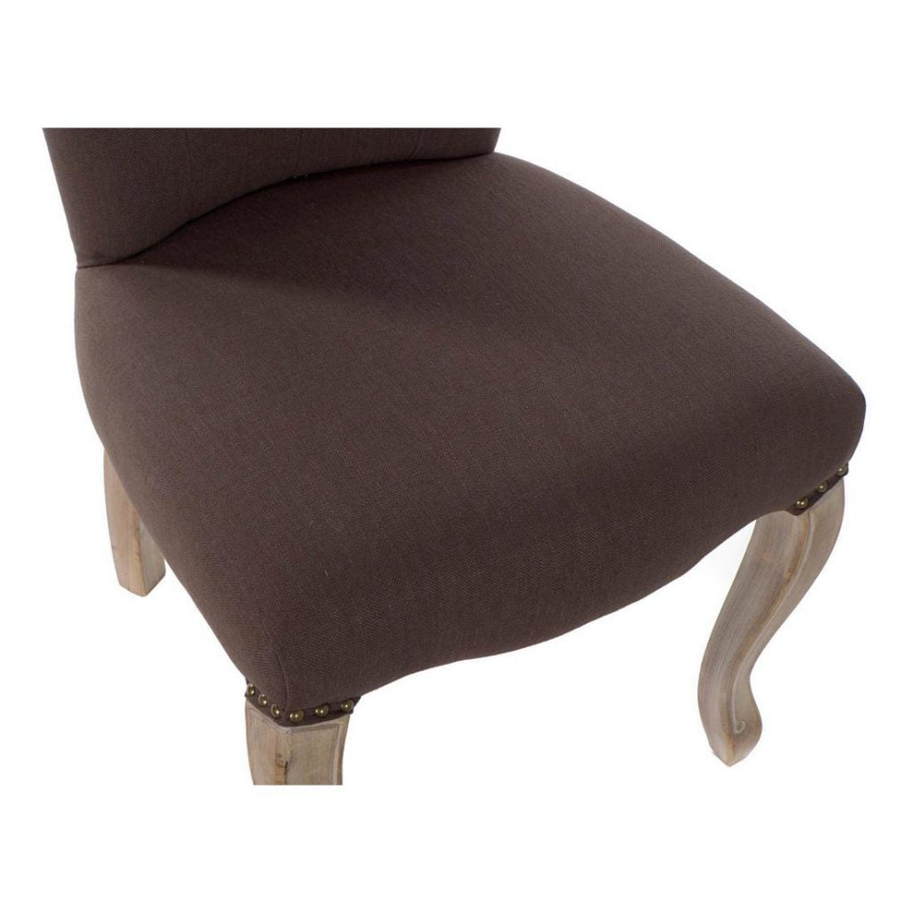 Καρέκλα DKD Home Decor λινό ξύλο καουτσούκ (52 x 49 x 101 cm)