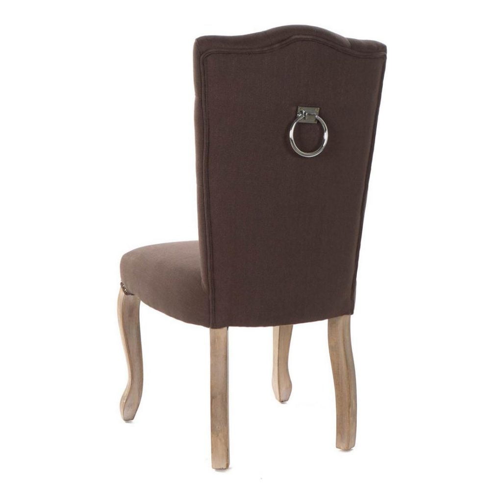 Καρέκλα DKD Home Decor λινό ξύλο καουτσούκ (52 x 49 x 101 cm)