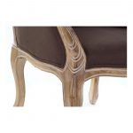 Καρέκλα DKD Home Decor λινό ξύλο καουτσούκ (63.5 x 49.5 x 102 cm)
