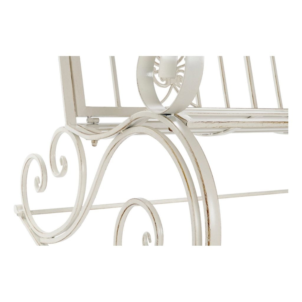 Κουνιστή Καρέκλα DKD Home Decor Λευκό Μέταλλο (118 x 90 x 92 cm)