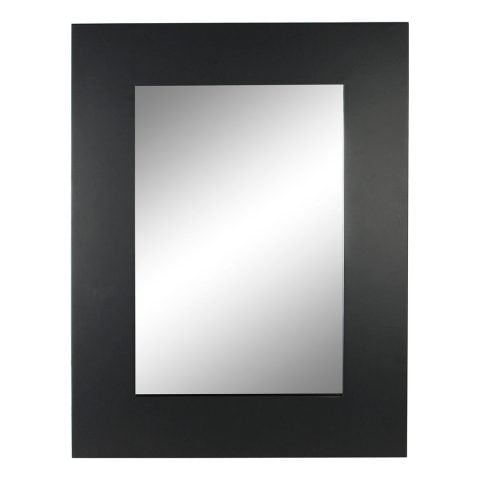 Τοίχο καθρέφτη DKD Home Decor Μαύρο Ξύλο MDF (60 x 2.5 x 86 cm)