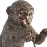 Διακοσμητική Φιγούρα DKD Home Decor Μέταλλο Ρητίνη Μαϊμού (29 x 12 x 33 cm)