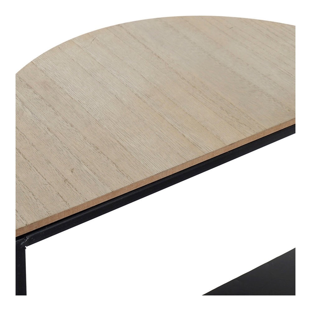 Βοηθητικό Τραπέζι DKD Home Decor Μαύρο Σίδερο Ξύλο MDF (40 x 40 x 56 cm)