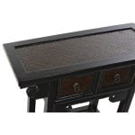 Βοηθητικό Τραπέζι DKD Home Decor Μαύρο ξύλο φτελιάς Σκούρο καφέ (85 x 35 x 80 cm)