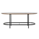 Τραπεζαρία DKD Home Decor Ξύλο Κρυστάλλινο Σίδερο (99.5 x 50 x 40 cm)