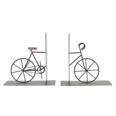 Bokstøtte DKD Home Decor Ποδήλατο Σίδερο (2 pcs) (20 x 12 x 20 cm)