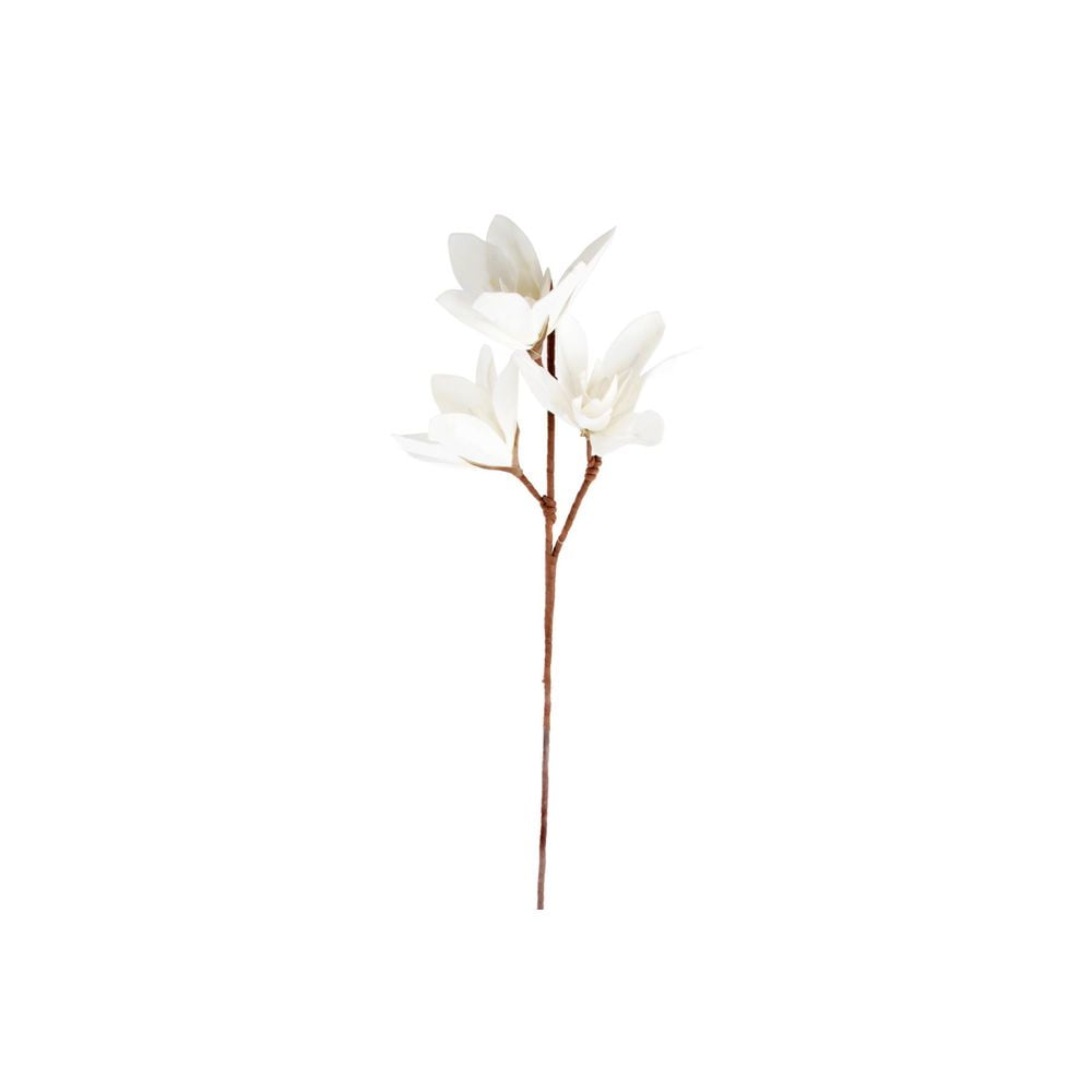 Διακοσμητικό Λουλούδι DKD Home Decor Λευκό EVA (οξικός αιθυλεστέρας) (20 x 8 x 100 cm)