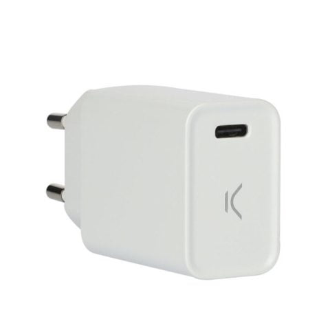 Φορτιστής USB KSIX Λευκό