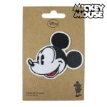 Μπαλωμάτα Mickey Mouse Μαύρο Λευκό πολυεστέρας (9.5 x 14.5 x cm)
