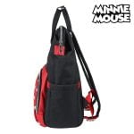 Σακίδιο Πλάτης Casual Minnie Mouse Μαύρο Κόκκινο