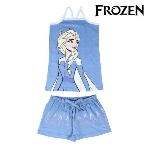 Kαλοκαιρινή παιδική πιτζάμα Frozen Μπλε Λιλά