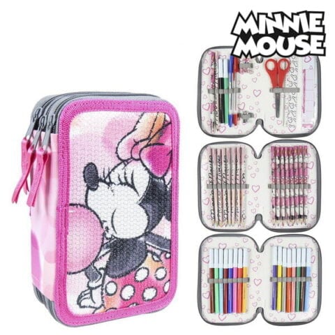 Τριπλή Κσετίνα GIOTTO Minnie Mouse (43 pcs) Ροζ