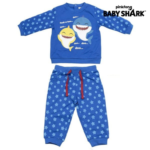 Αθλητική Φόρμα για Μωρό Baby Shark Μπλε