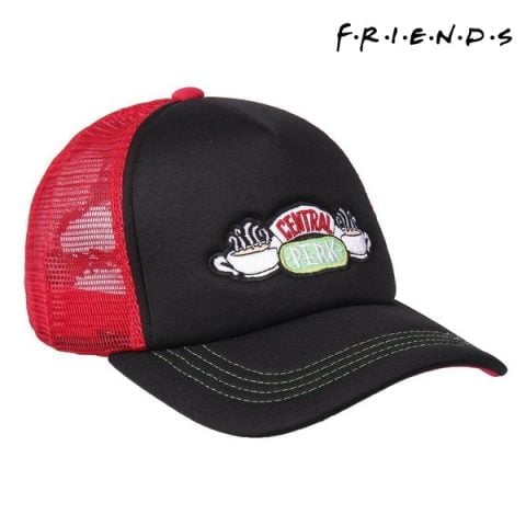 Unisex Καπέλο Friends Κόκκινο Μαύρο (56 cm)