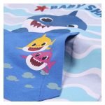Ολόσωμο Κοντομάνικο για Μωρά Baby Shark Μπλε