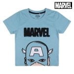 Παιδικό Μπλούζα με Κοντό Μανίκι Marvel Μπλε