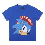 Παιδικό Μπλούζα με Κοντό Μανίκι Sonic Μπλε