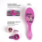 Αξεσουάρ για τα Mαλλιά Minnie Mouse Ροζ (8 pcs)