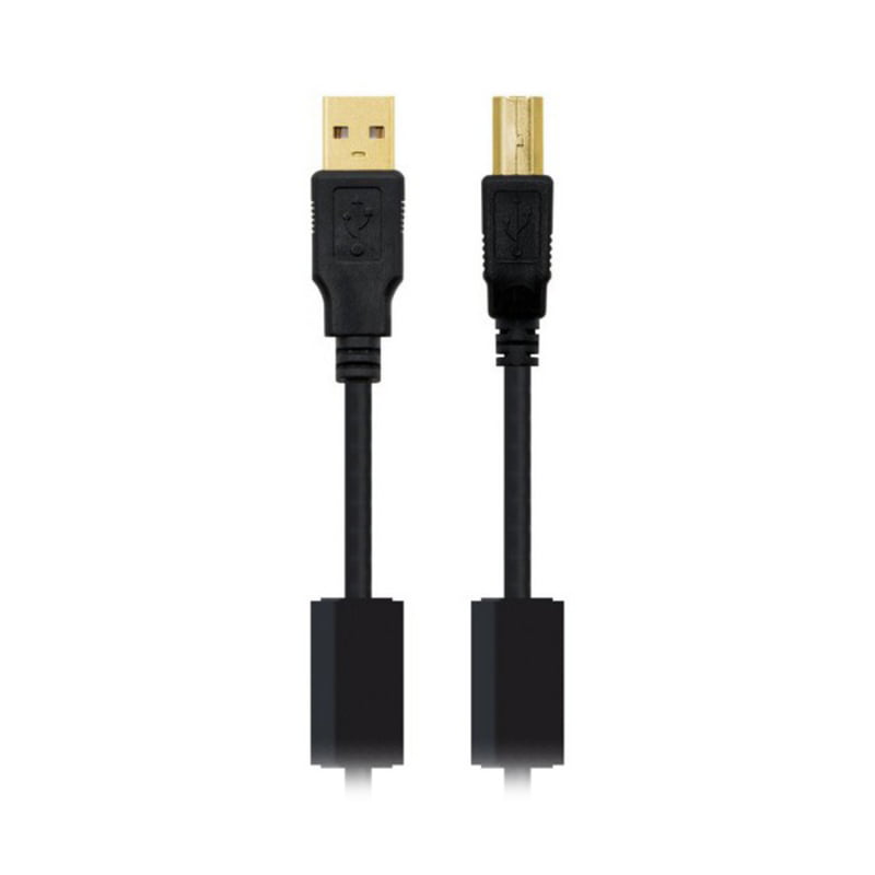 Καλώδιο USB 2.0 A σε USB B NANOCABLE 10.01.120 Μαύρο