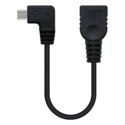 Καλώδιο USB 2.0 A σε USB B NANOCABLE 10.01.3600 15 cm Αρσενικό/Θηλυκό Μαύρο