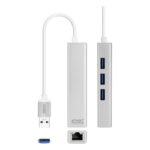 Μετατροπέας USB 3.0 έως Gigabit Ethernet NANOCABLE 10.03.0403 Ασημί
