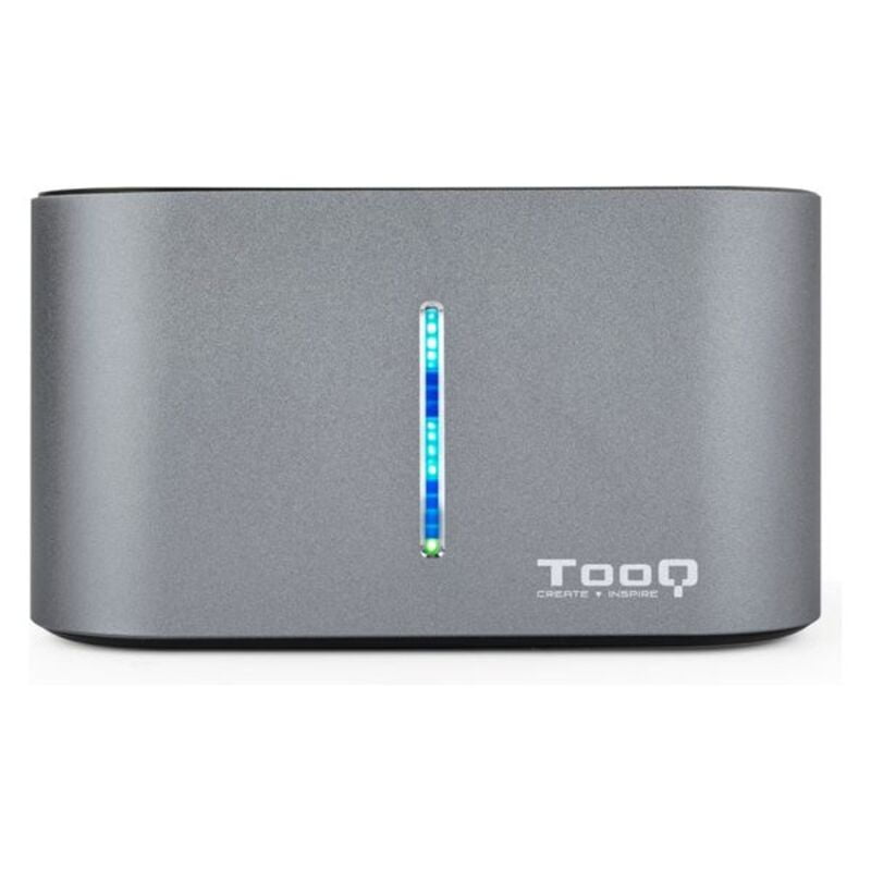Dock Station Dual TooQ TQDS-805G 2.5"-3.5" HDD/SSD SATA USB 3.0 Γκρι