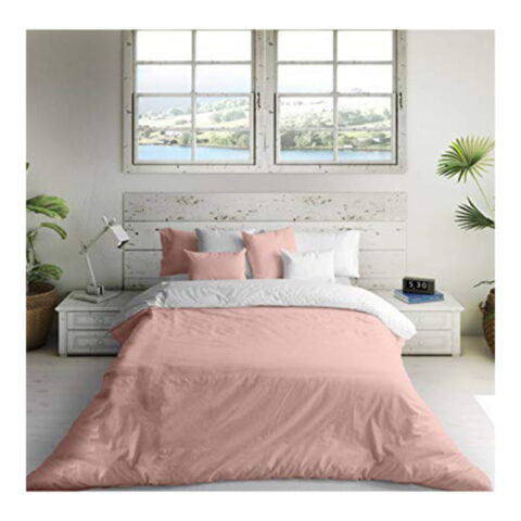 Κάλυψη παπλώματος Naturals Ροζ Λευκό (Kρεβάτι 105 εκ) (180 x 270 cm)