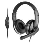 Ακουστικά με Μικρόφωνο NGS VOX800USB Μαύρο