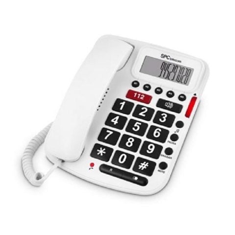 Σταθερό Τηλέφωνο για Ηλικιωμένους SPC 3293B Λευκό