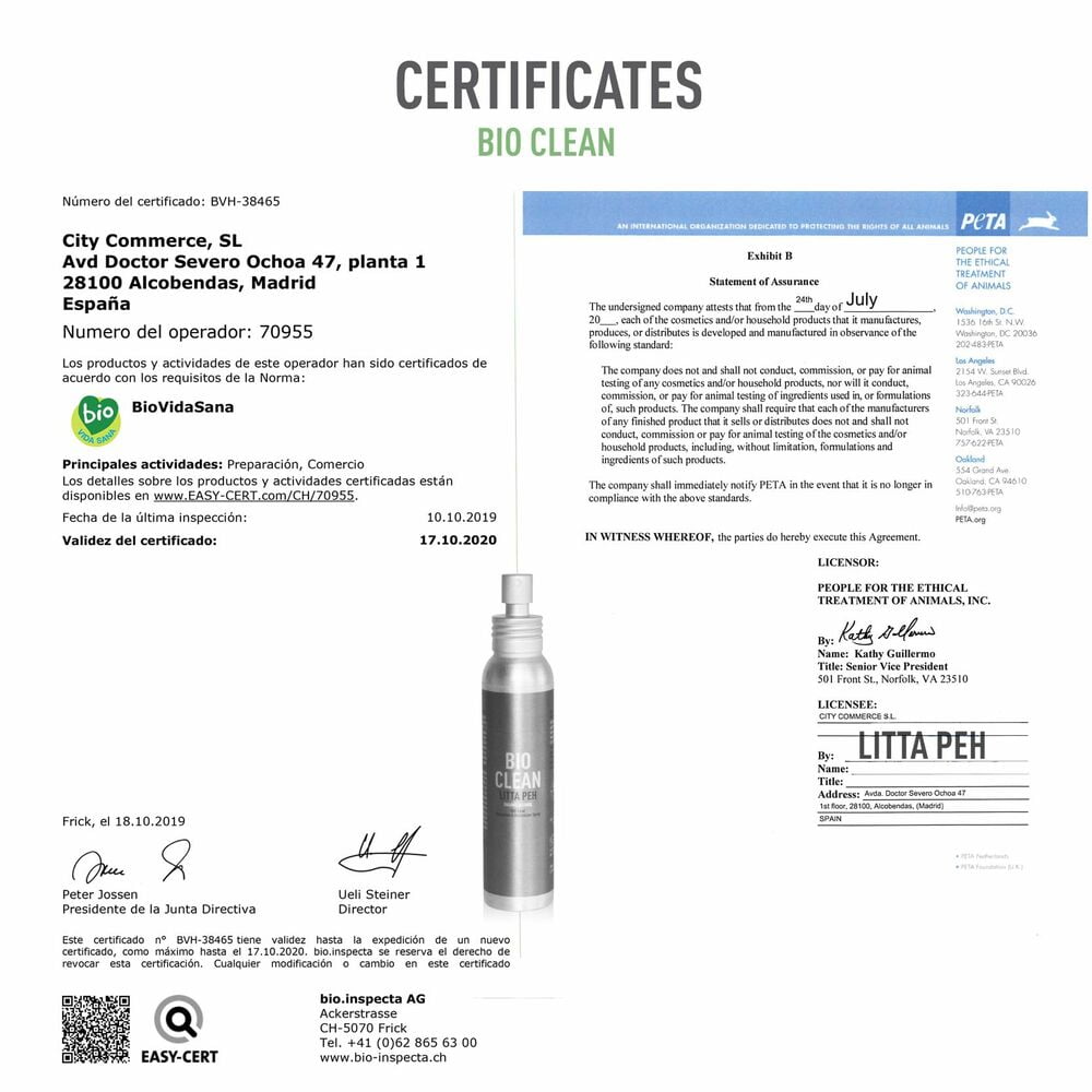Hydroalcoholic solution Litta Peh (100 ml)