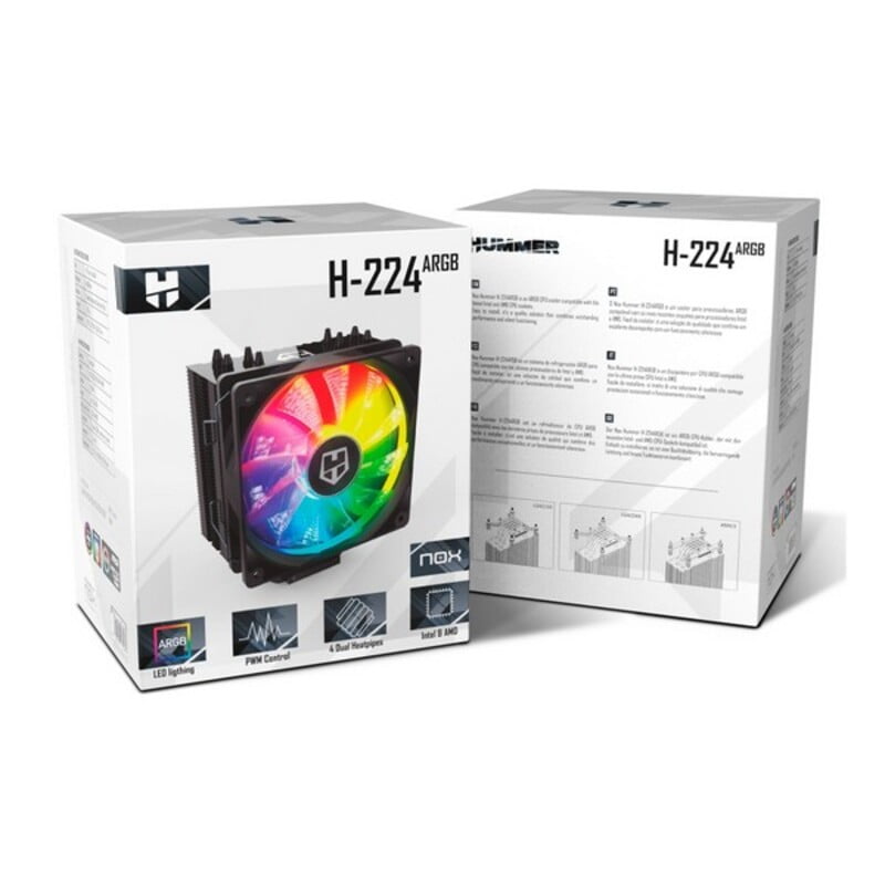 Ανεμιστήρας Κουτί Gaming NOX H-224 Ø 12 cm RGB