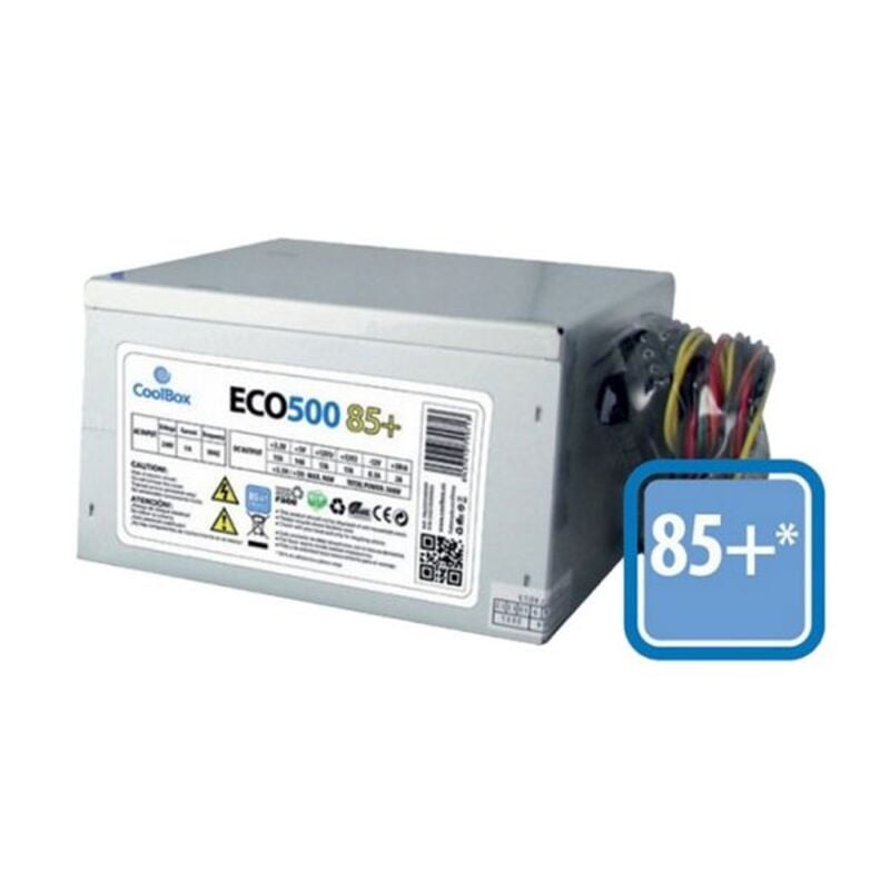 Τροφοδοσία Ρεύματος CoolBox COO-FA500E85 300W Γκρι ATX Ø 12 cm Vαι 90 W 300W