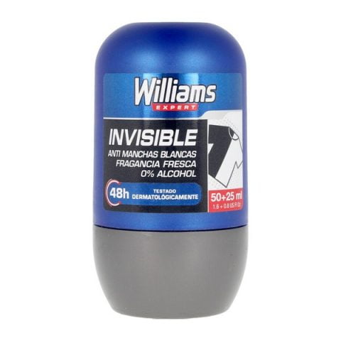 Αποσμητικό Roll-On Invisible Williams (75 ml)